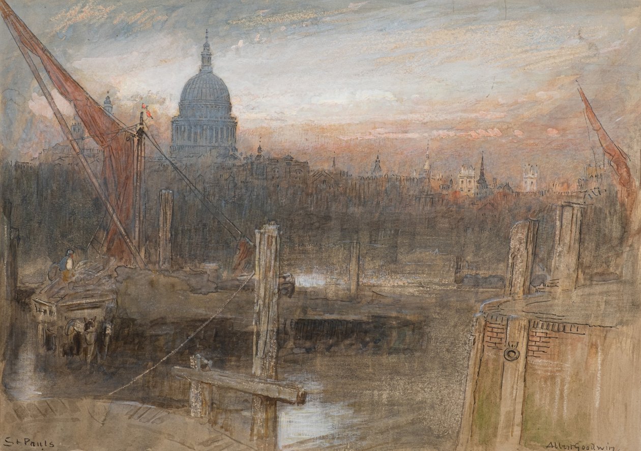 San Pablo (acuarela) de Albert Goodwin