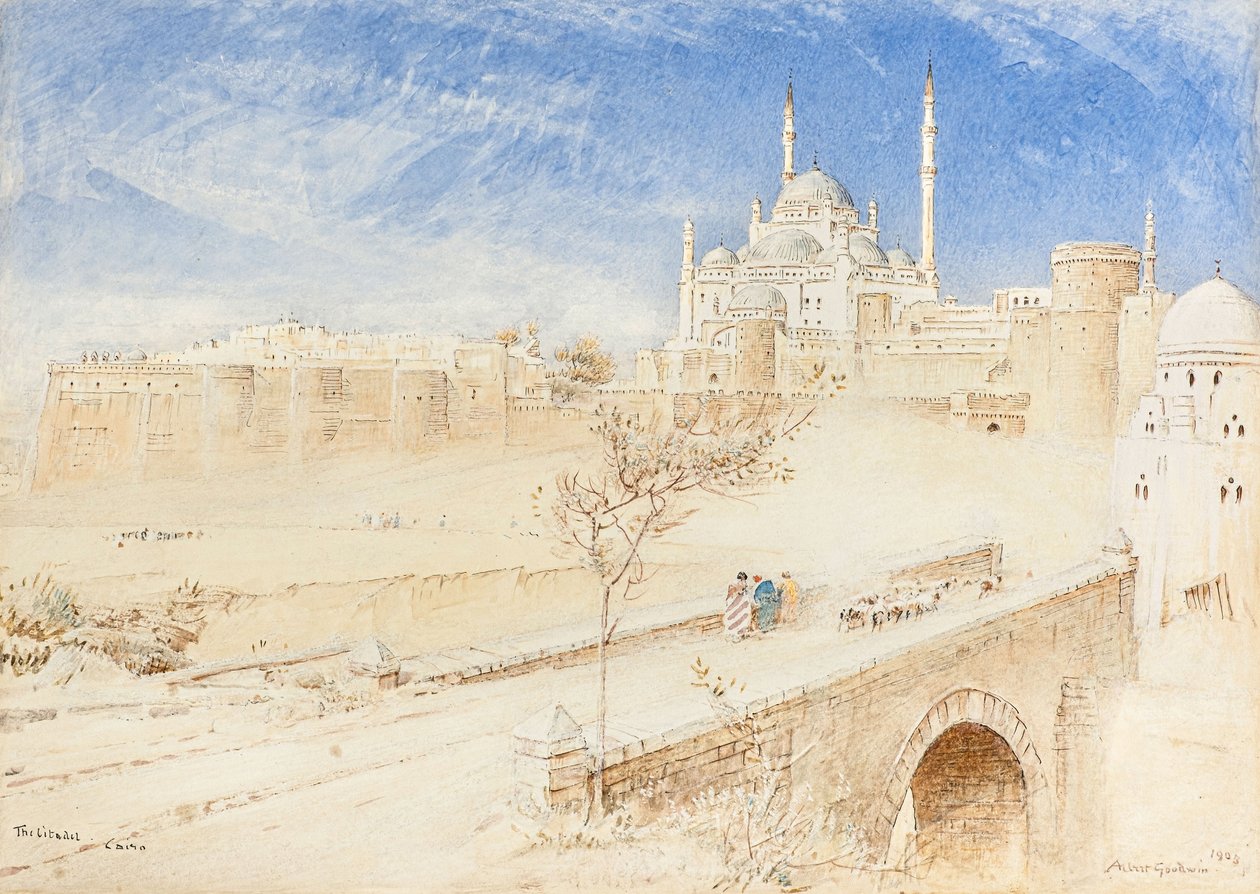 La Ciudadela, El Cairo de Albert Goodwin