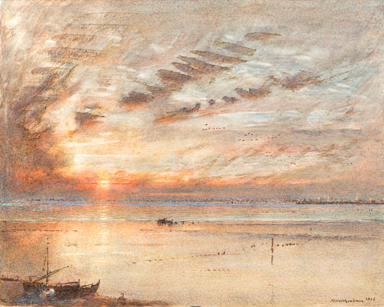 La ciudad en el mar de Albert Goodwin