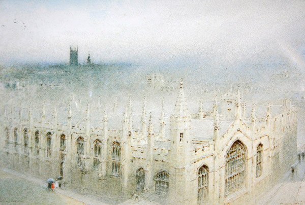 La Lluvia del Cielo, All Souls, Oxford de Albert Goodwin