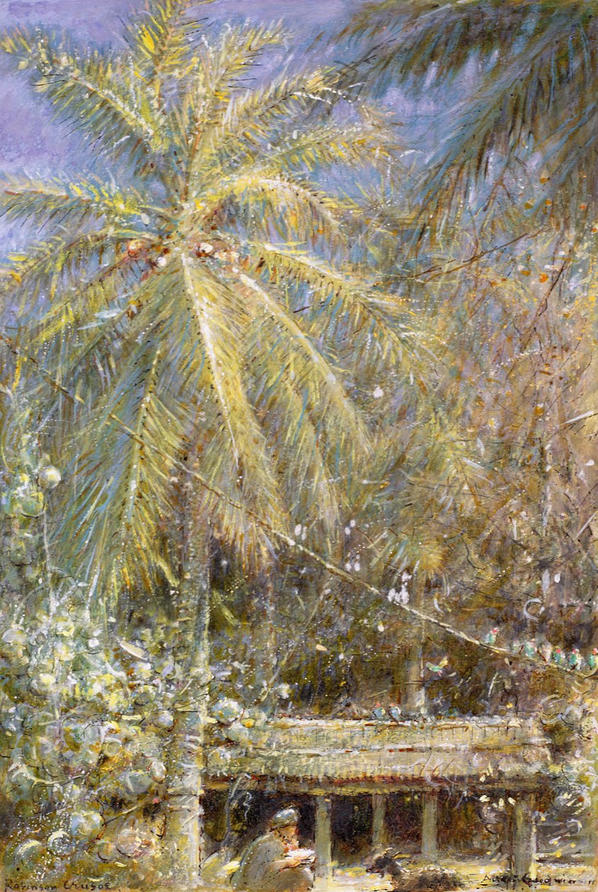 La historia del naufragio de Robinson Crusoe de Albert Goodwin