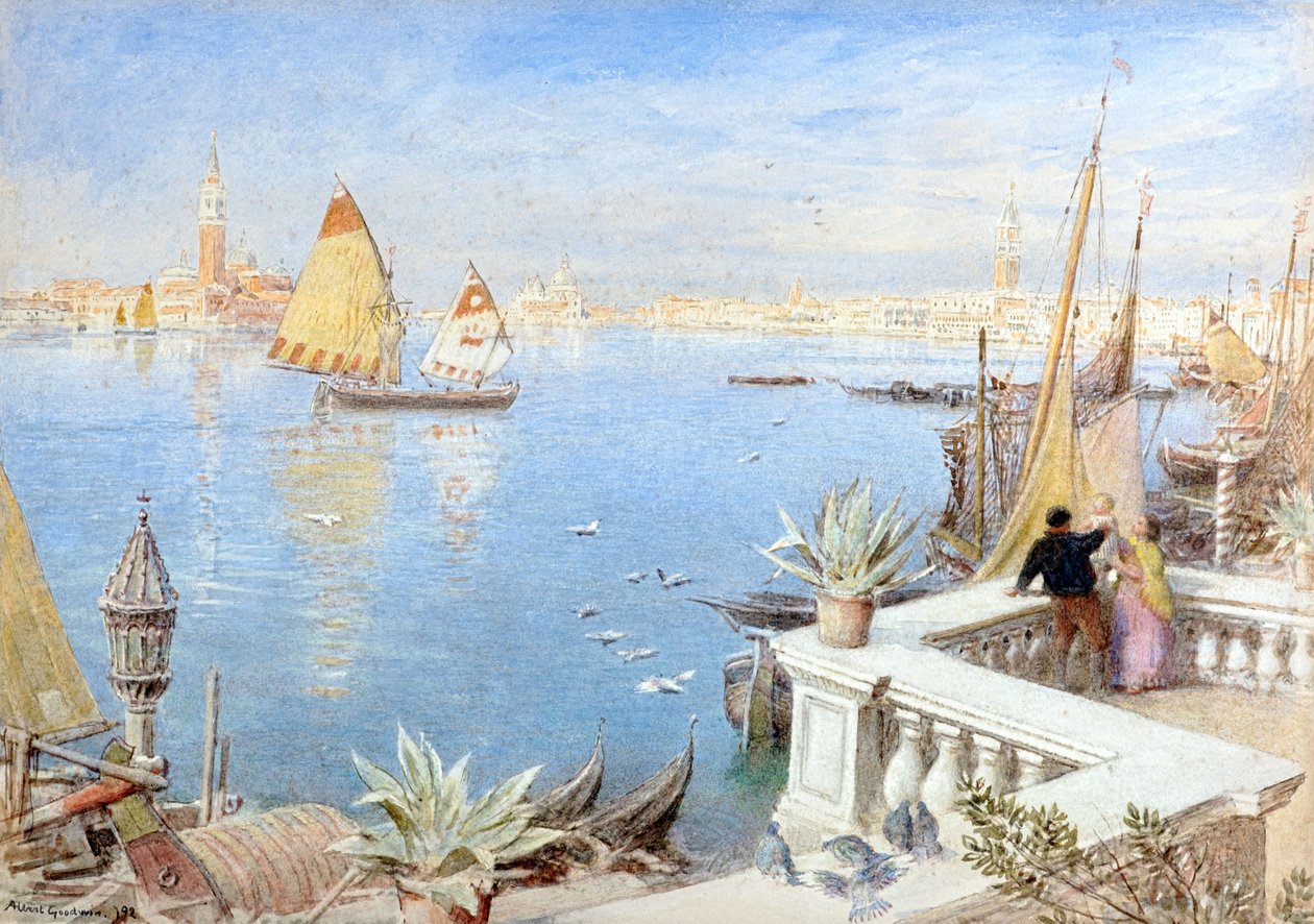Venecia 1892 (acuarela) de Albert Goodwin