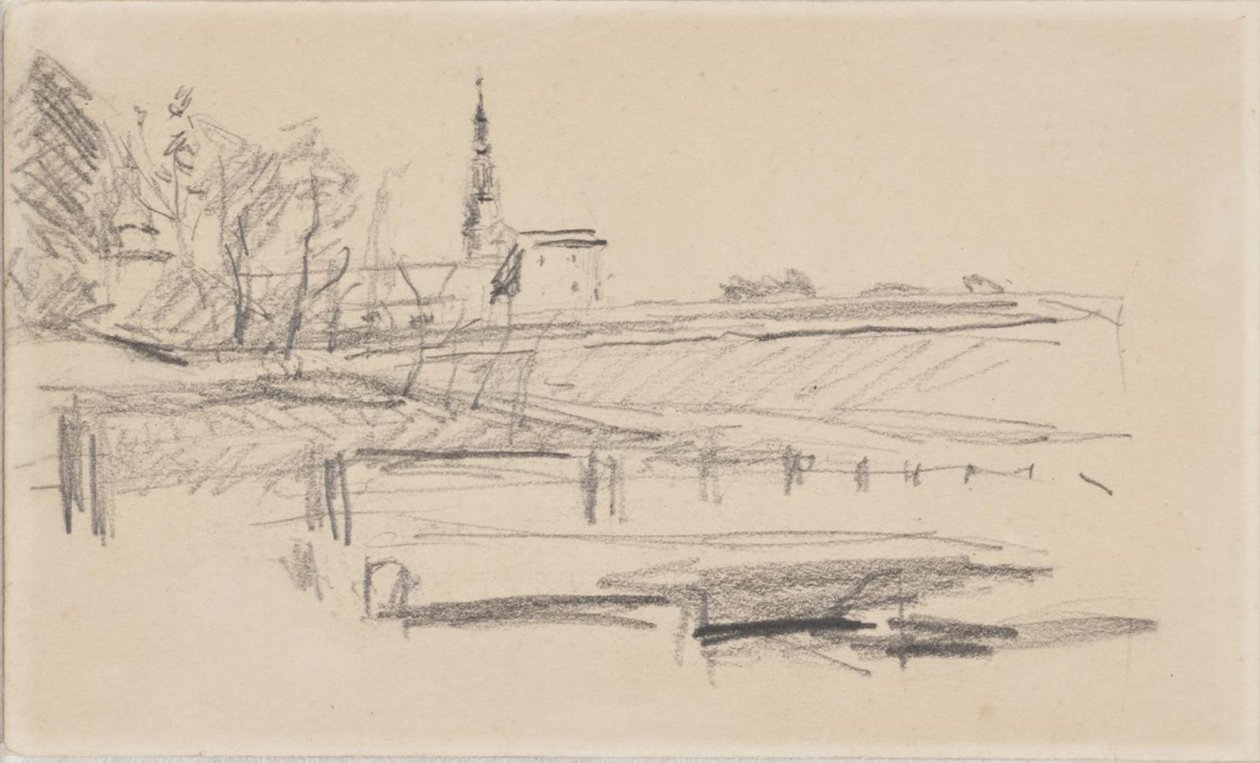 Kronborg visto desde el oeste de Albert Gottschalk