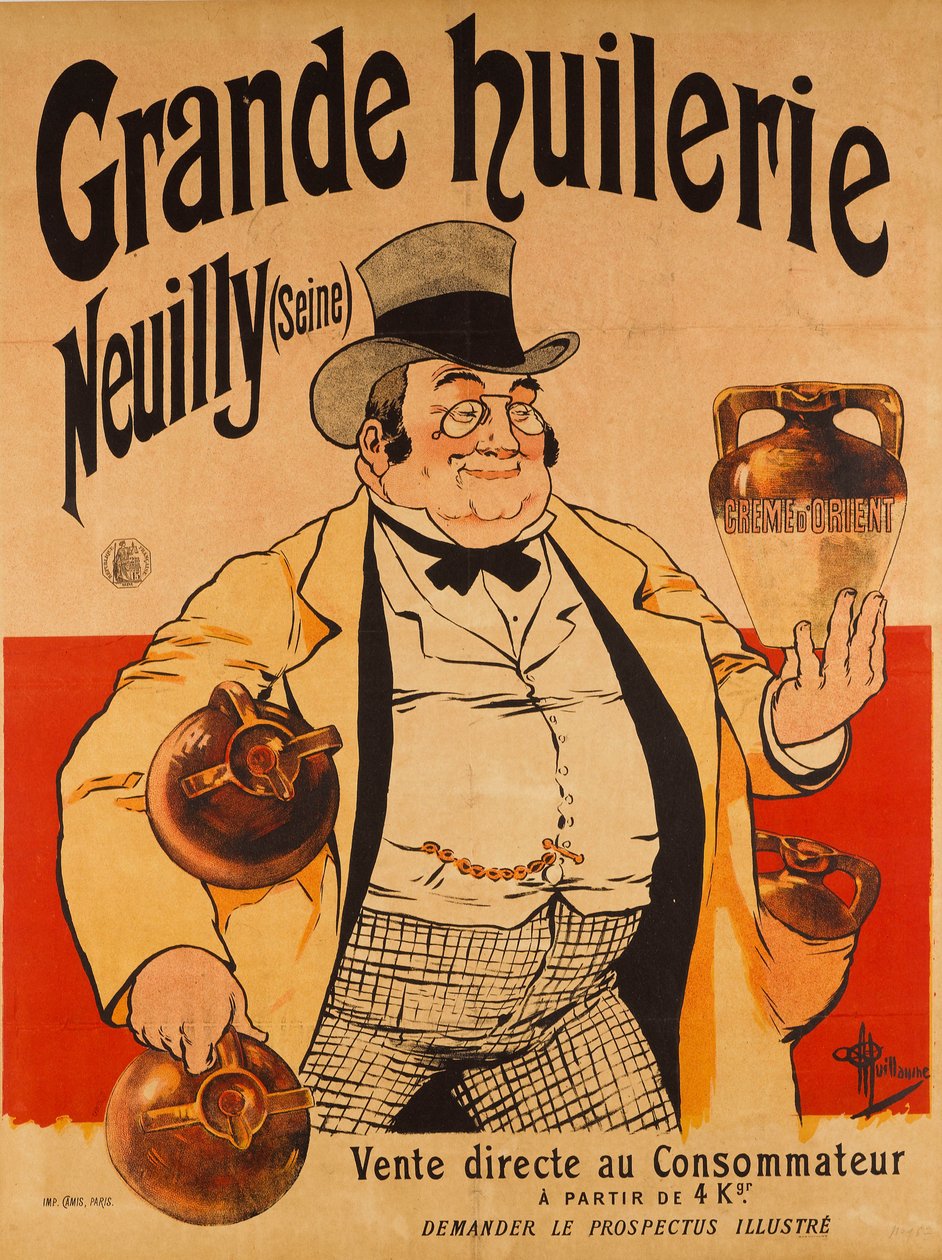 Grande huilerie - Neuilly Seine, c. 1895 de Albert Guillaume