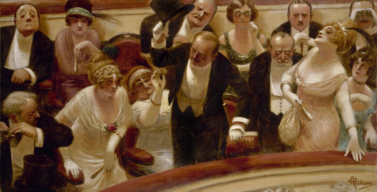 Los rezagados, hacia 1914 (óleo sobre lienzo) de Albert Guillaume
