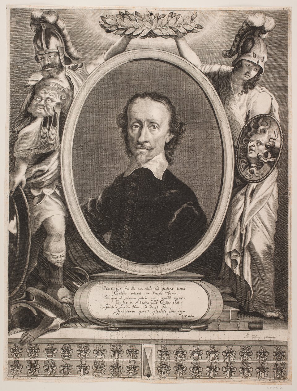 Christen Skeel. Placa Conmemorativa de Albert Haelwegh
