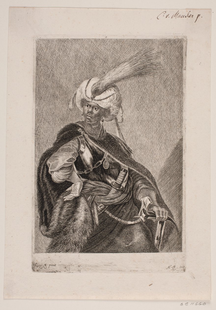 Un africano en armadura de Albert Haelwegh