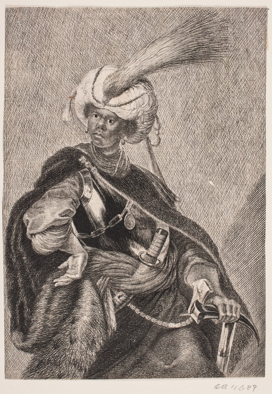 Un africano negro en armadura de Albert Haelwegh