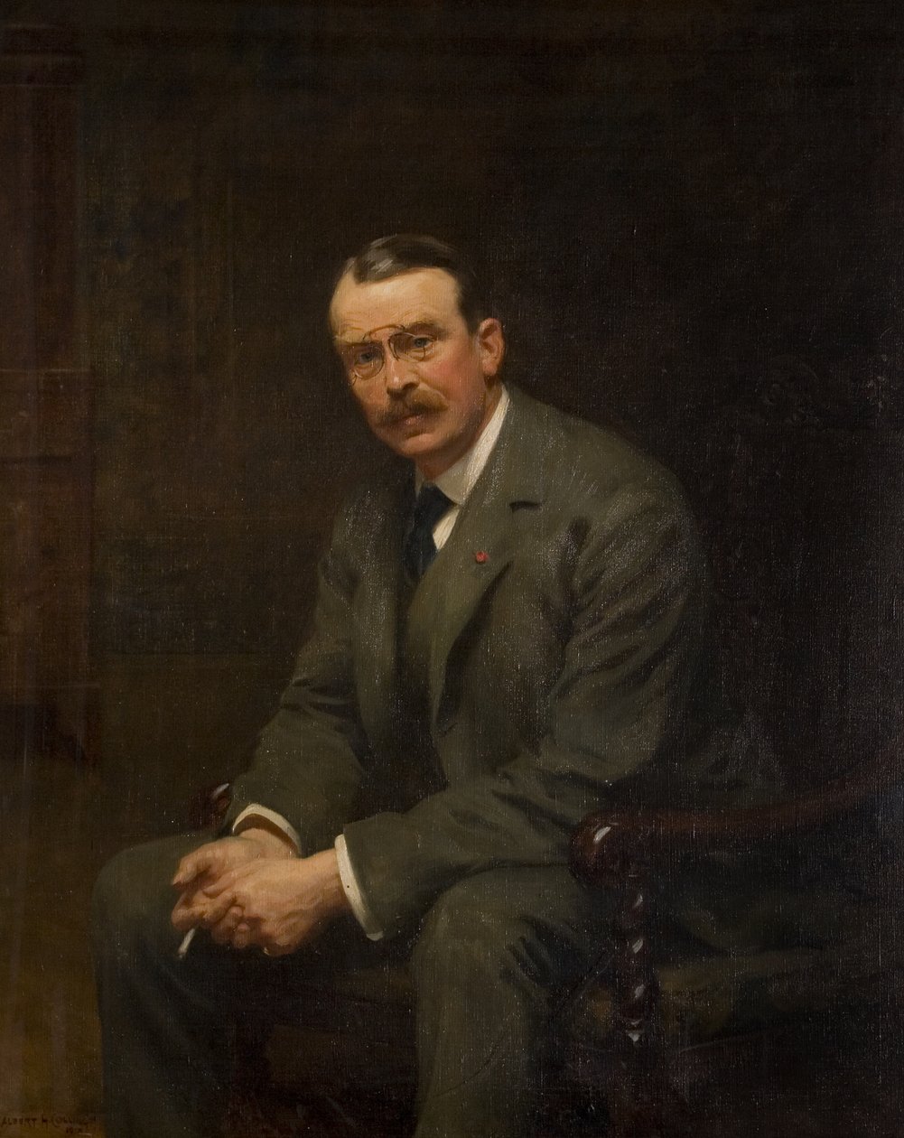 Sir Alfred Herbert (18661957), c.1914 (óleo sobre lienzo) de Albert Henry Collings
