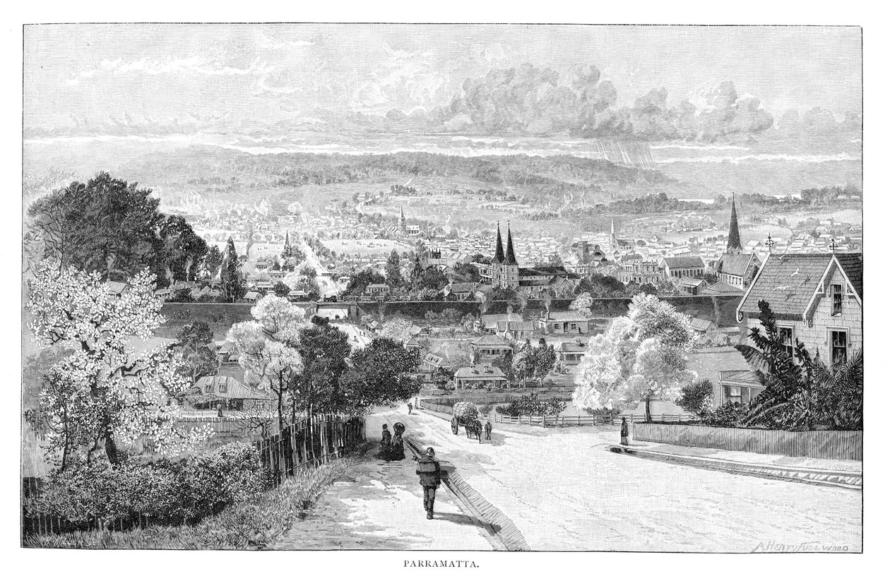 Parramatta, Nueva Gales del Sur, Australia, 1886 de Albert Henry Fullwood