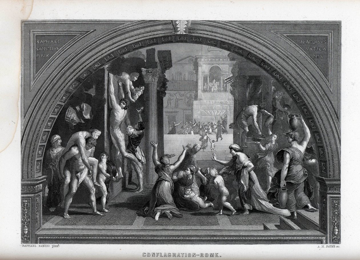 Conflagración de Roma de Albert Henry Payne