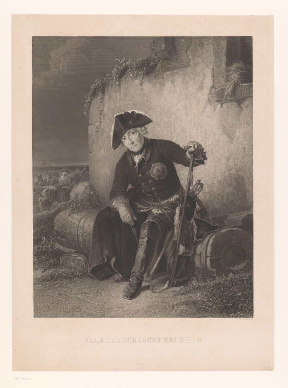 Federico el Grande tras la batalla de Colin
Nach der Schlacht bei Colin (título en el objeto) de Albert Henry Payne