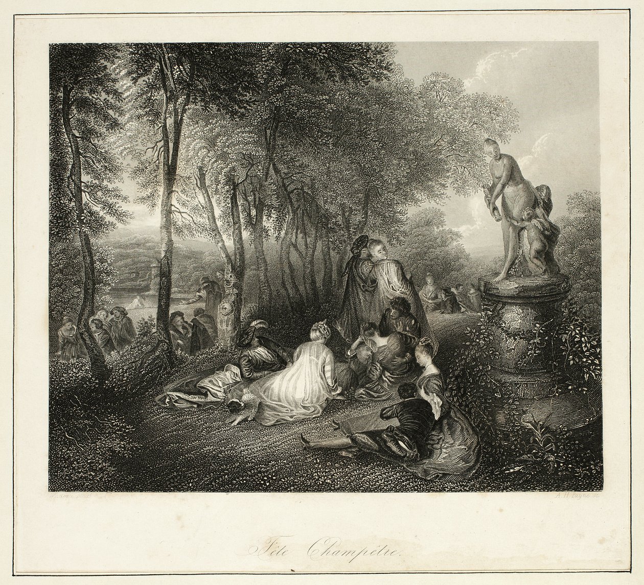 Fiesta del champán de Albert Henry Payne
