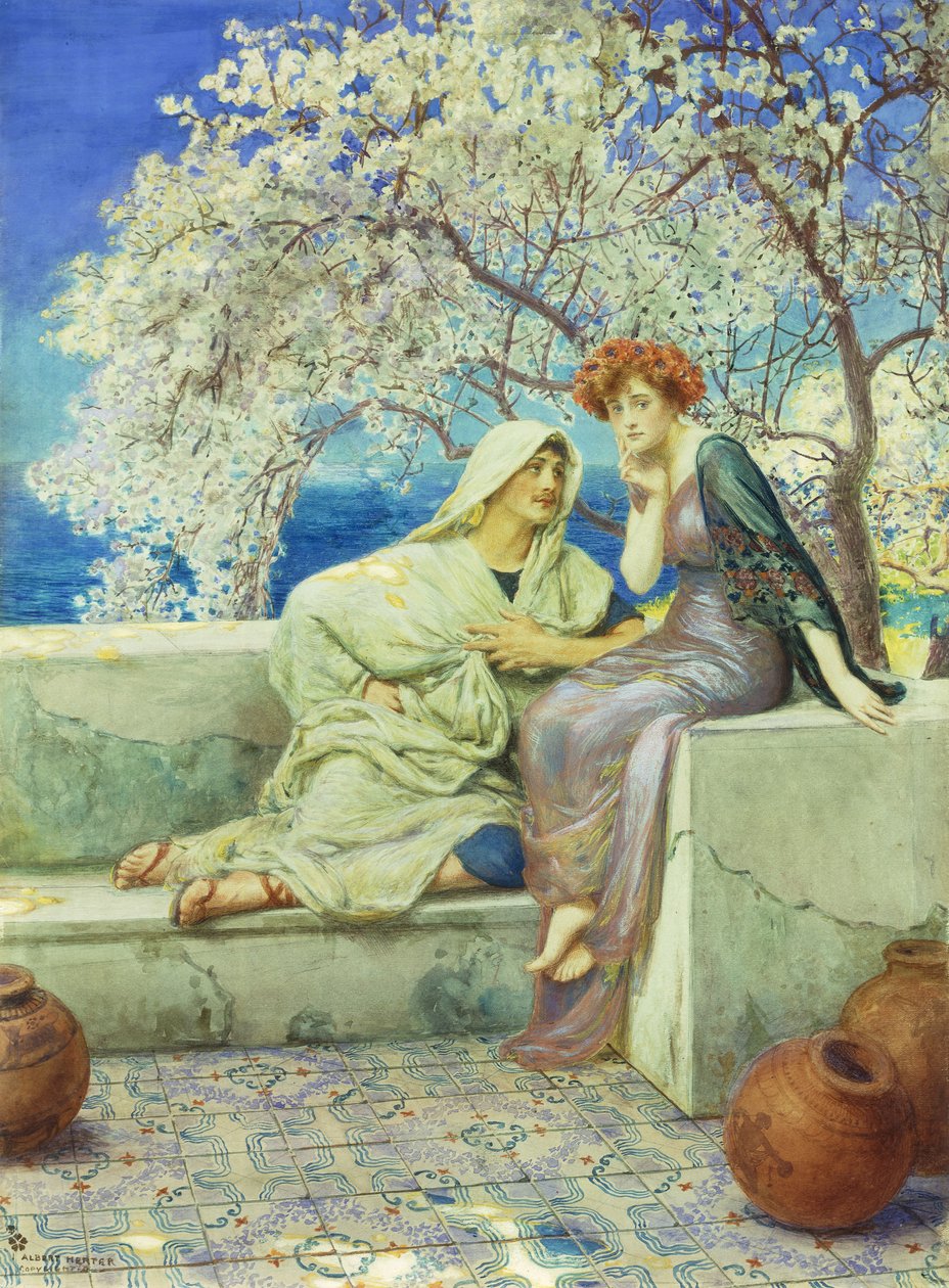 El cortejo de Albert Herter