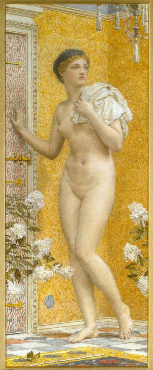 Una habitación amarilla de Albert Joseph Moore