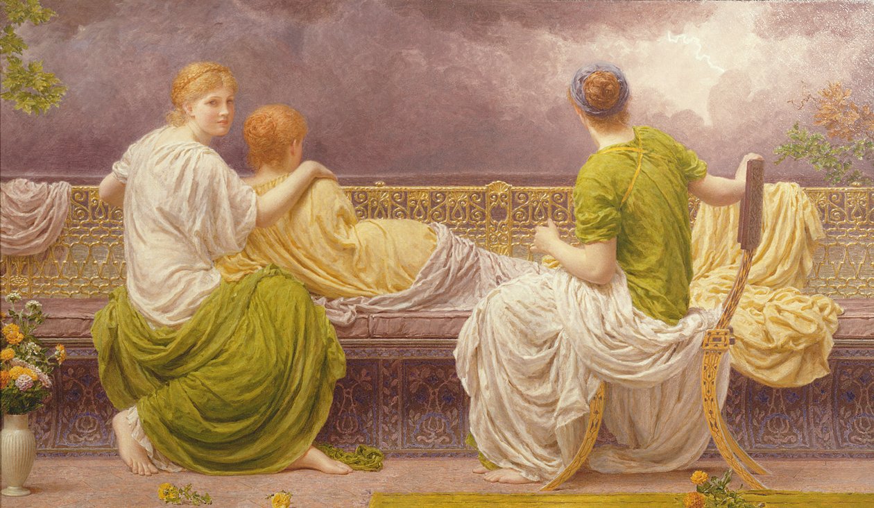 Relámpago y luz de Albert Joseph Moore
