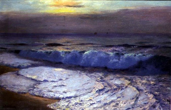 La Ola Rompiendo, Anochecer de Albert Julius Olsson