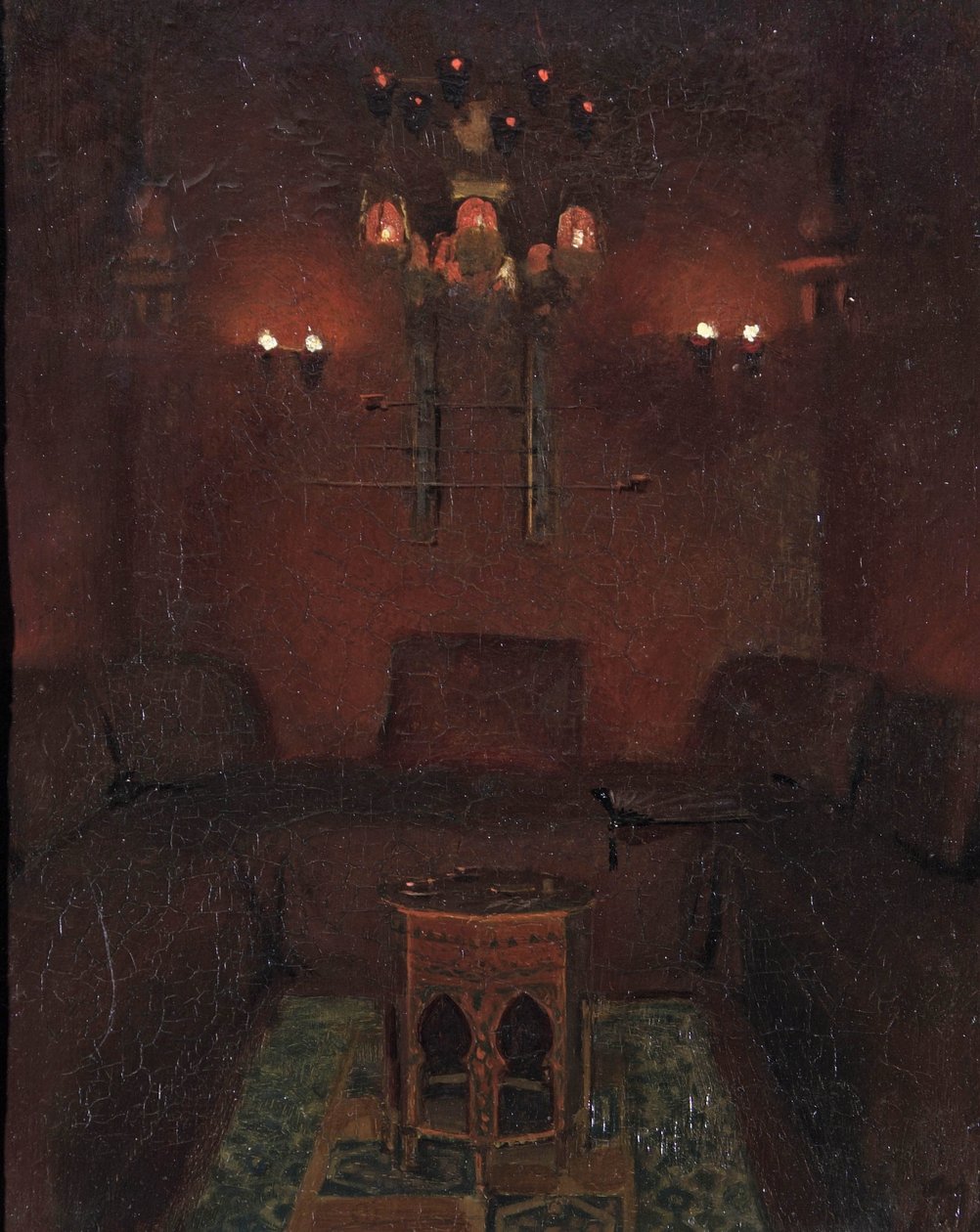 Interior de la capilla de Sir Richard Burton, 1889 de Albert Letchford