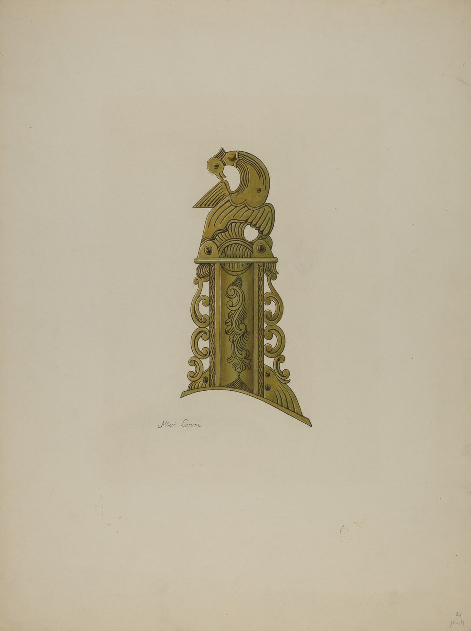 Caja de parches alemana de Pensilvania de Albert Levone