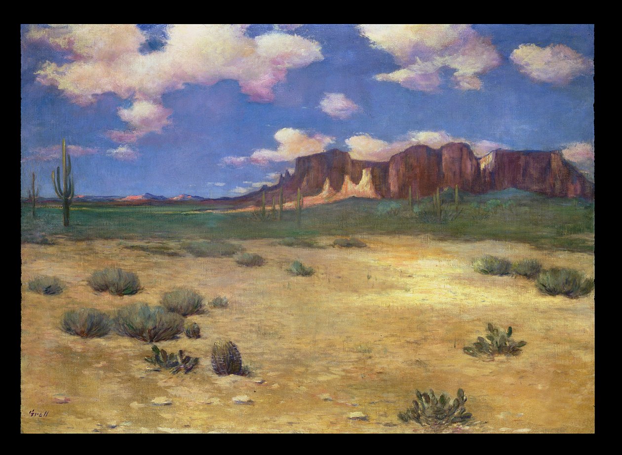 Paisaje de Arizona (óleo sobre lienzo) de Albert Lorey Groll