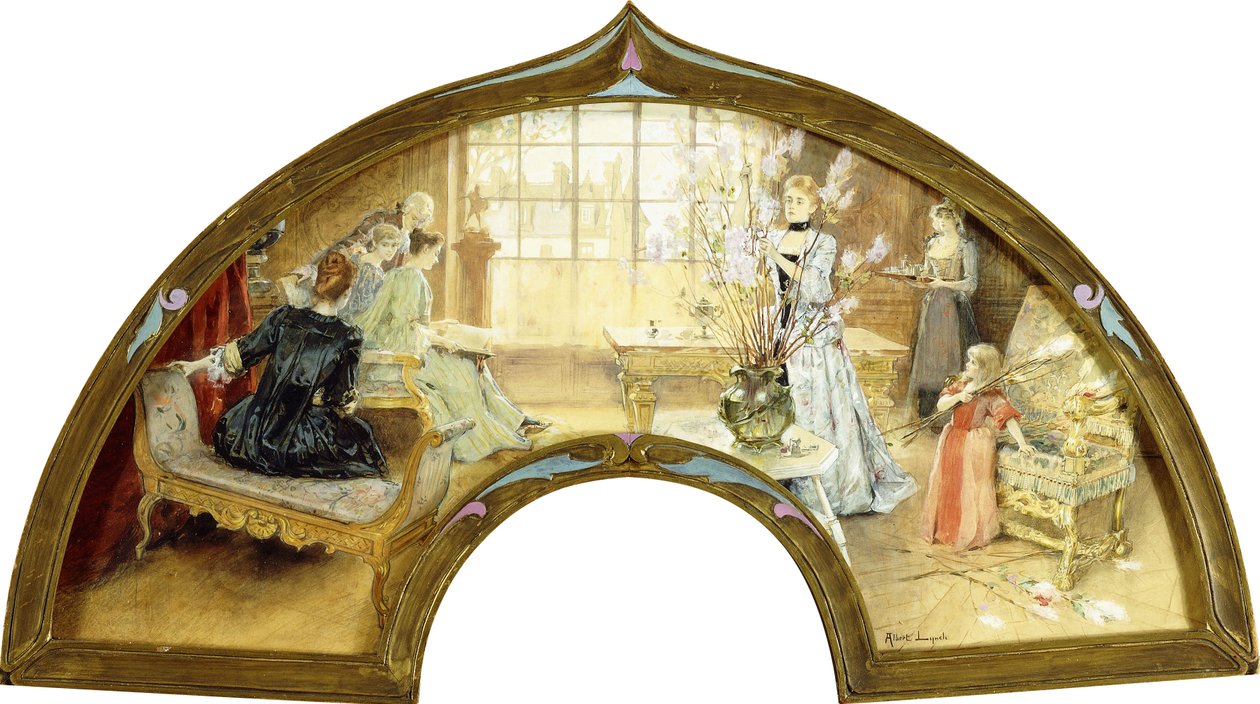 Una reunión en el salón de Albert Lynch