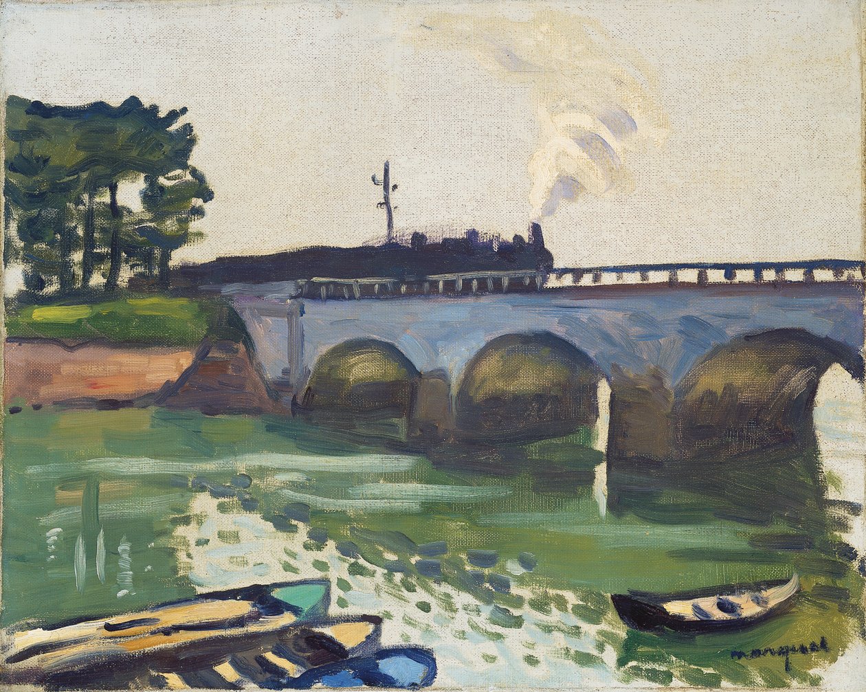 Puente de San Juan de Luz de Albert Marquet