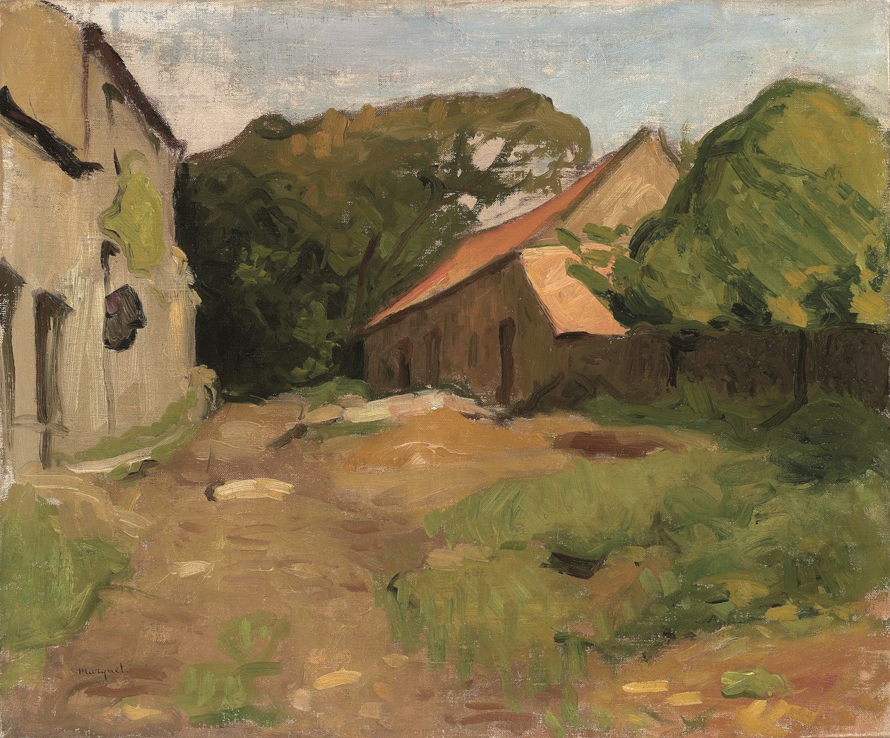Granja de La Percaillerie (Normandía) de Albert Marquet