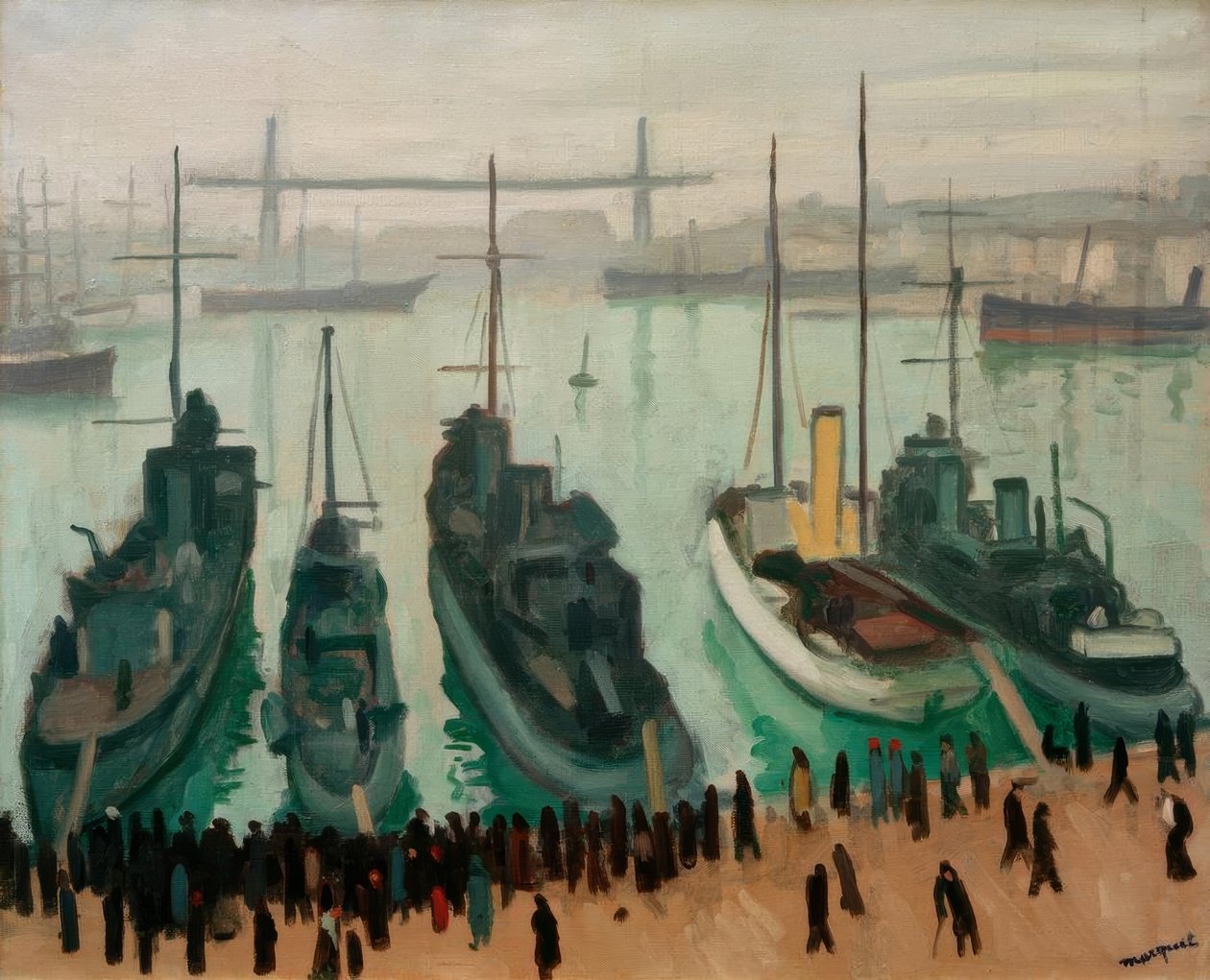 El viejo puerto de Marsella de Albert Marquet