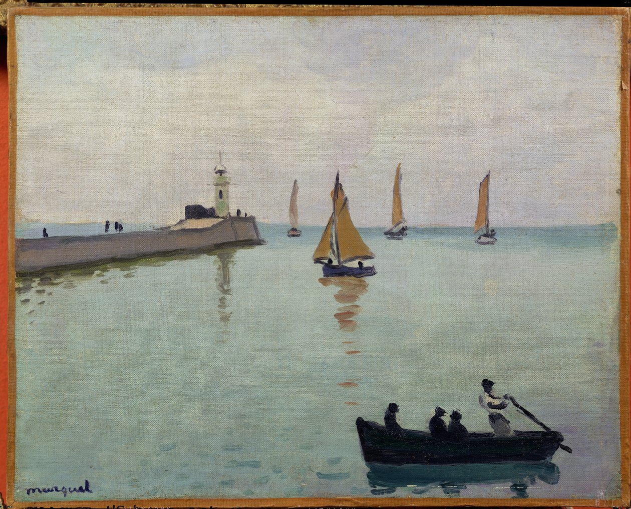 Entrada al puerto (óleo sobre lienzo) de Albert Marquet