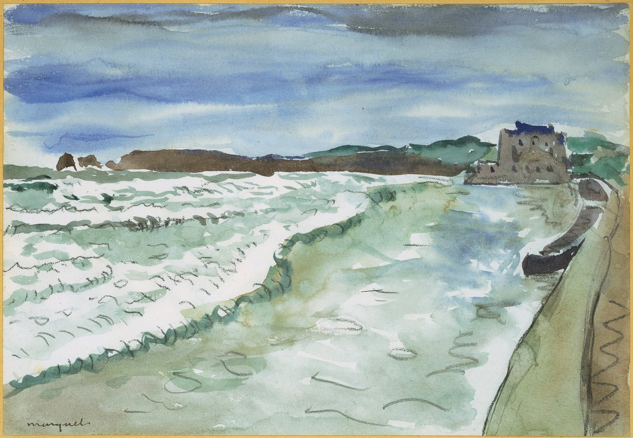 Hendaya, la playa y el casino de Albert Marquet