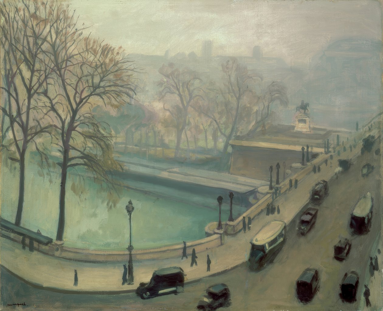 El Puente Nuevo en París de Albert Marquet