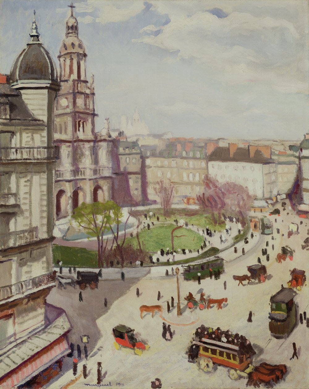 Plaza de la Trinidad, luz del sol de Albert Marquet