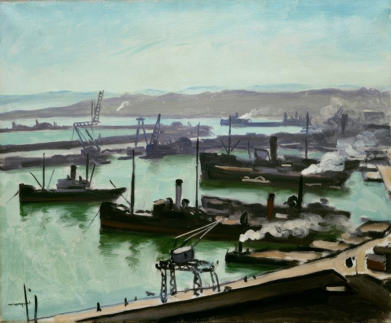 El puerto de Argel de Albert Marquet