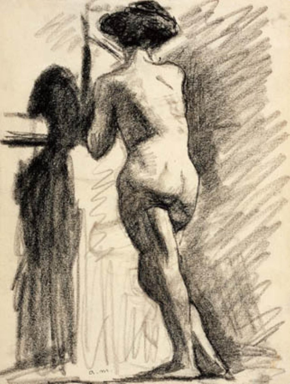 Modelo en la barra de Albert Marquet