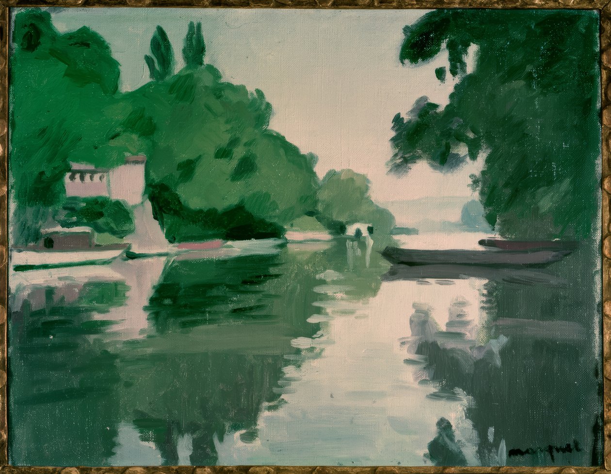 Paisaje en Chenevières de Albert Marquet