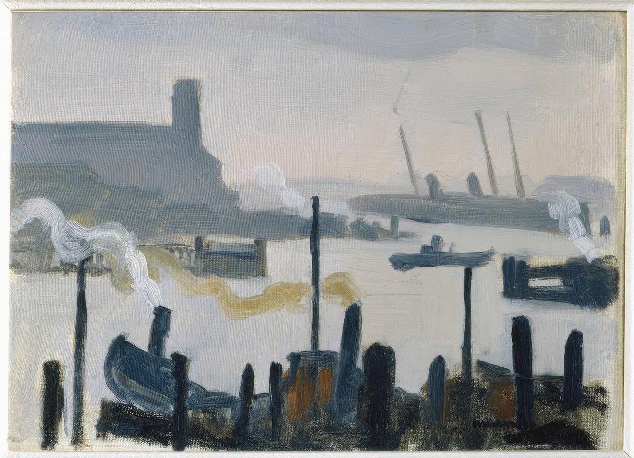 Puerto de Hamburgo de Albert Marquet