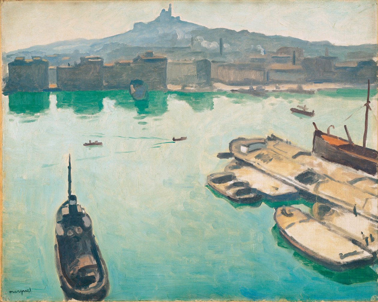 Puerto de Marsella de Albert Marquet