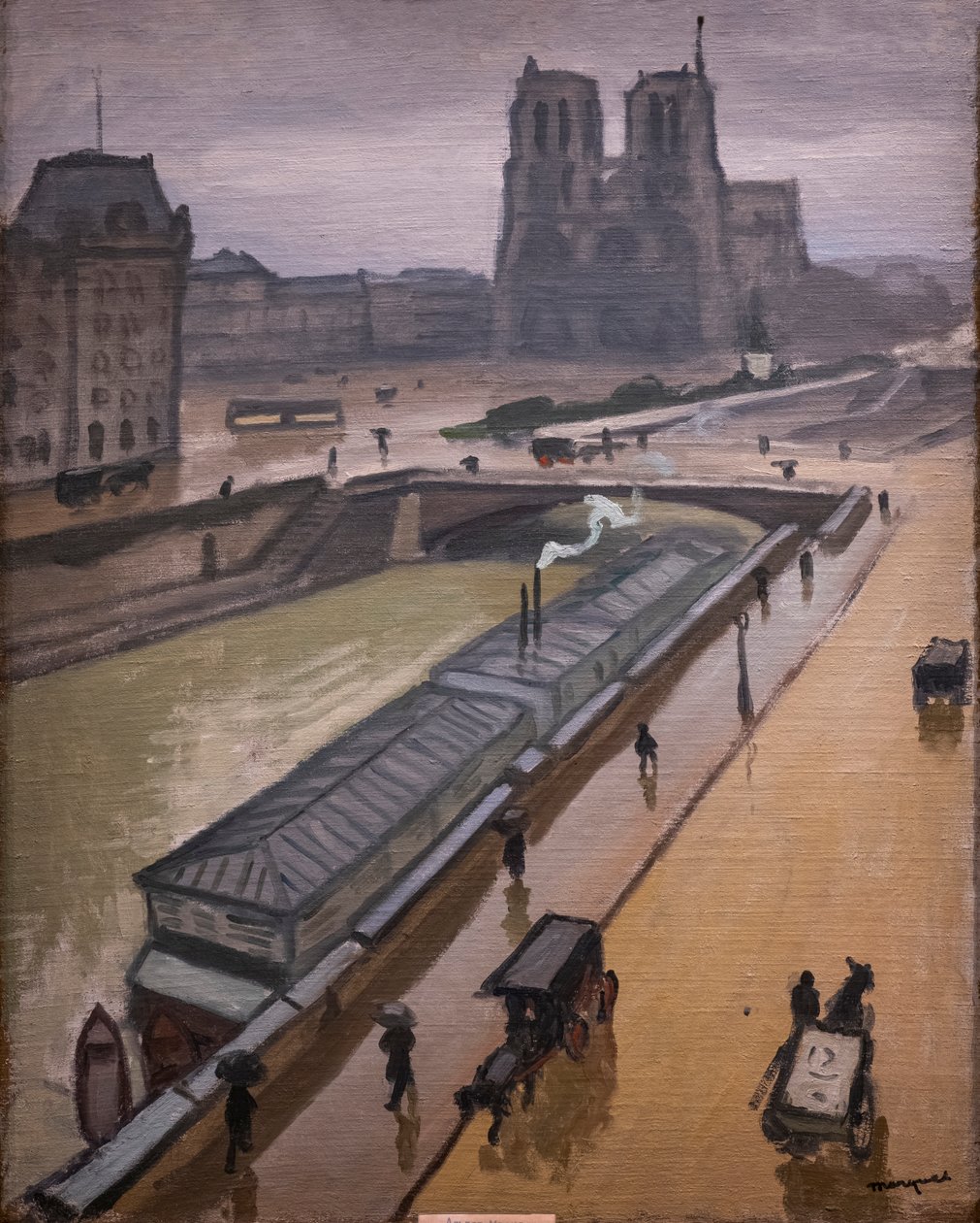 Día de lluvia. Notre-Dame de París de Albert Marquet