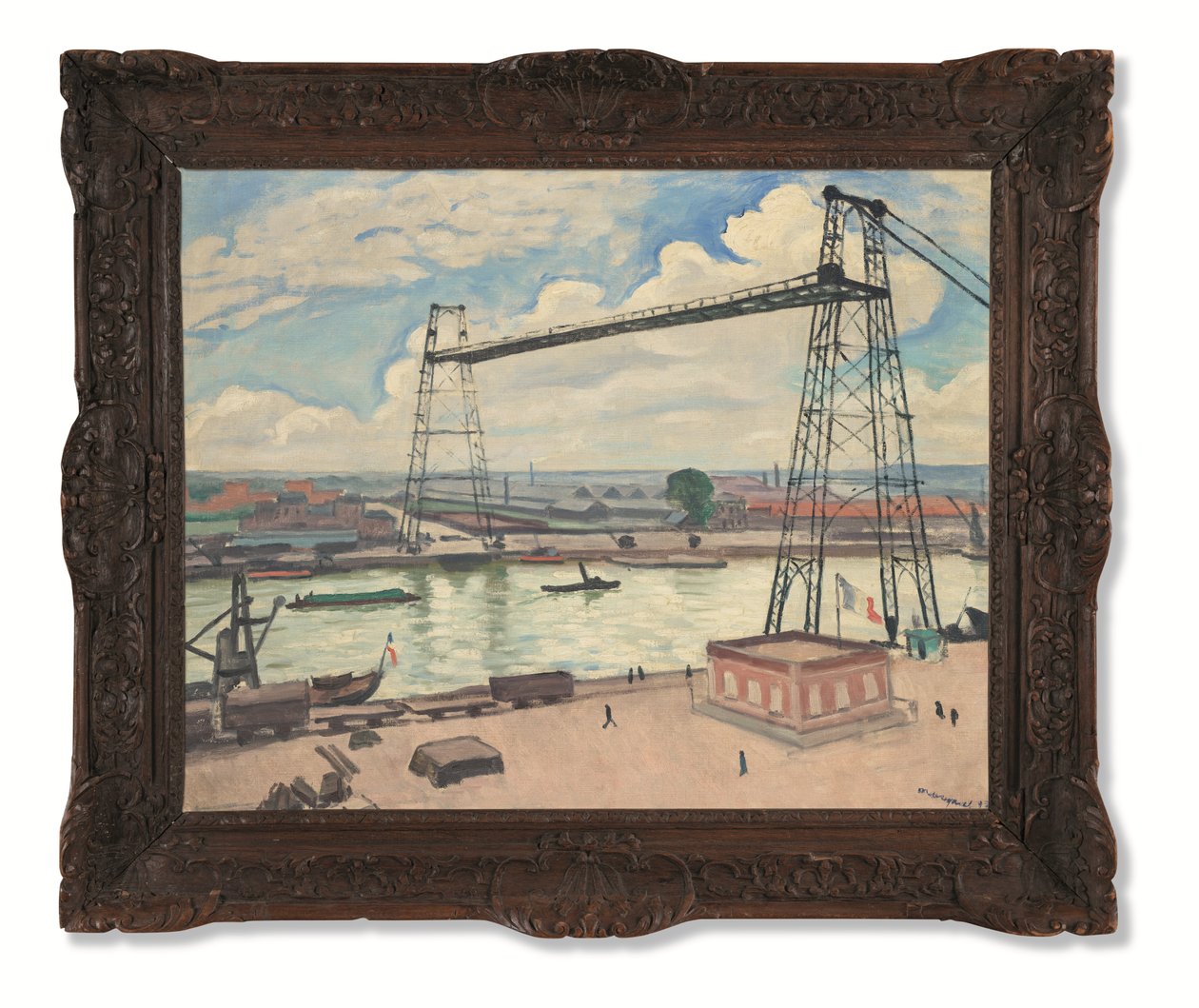 Rouen, el puente transportador de Albert Marquet