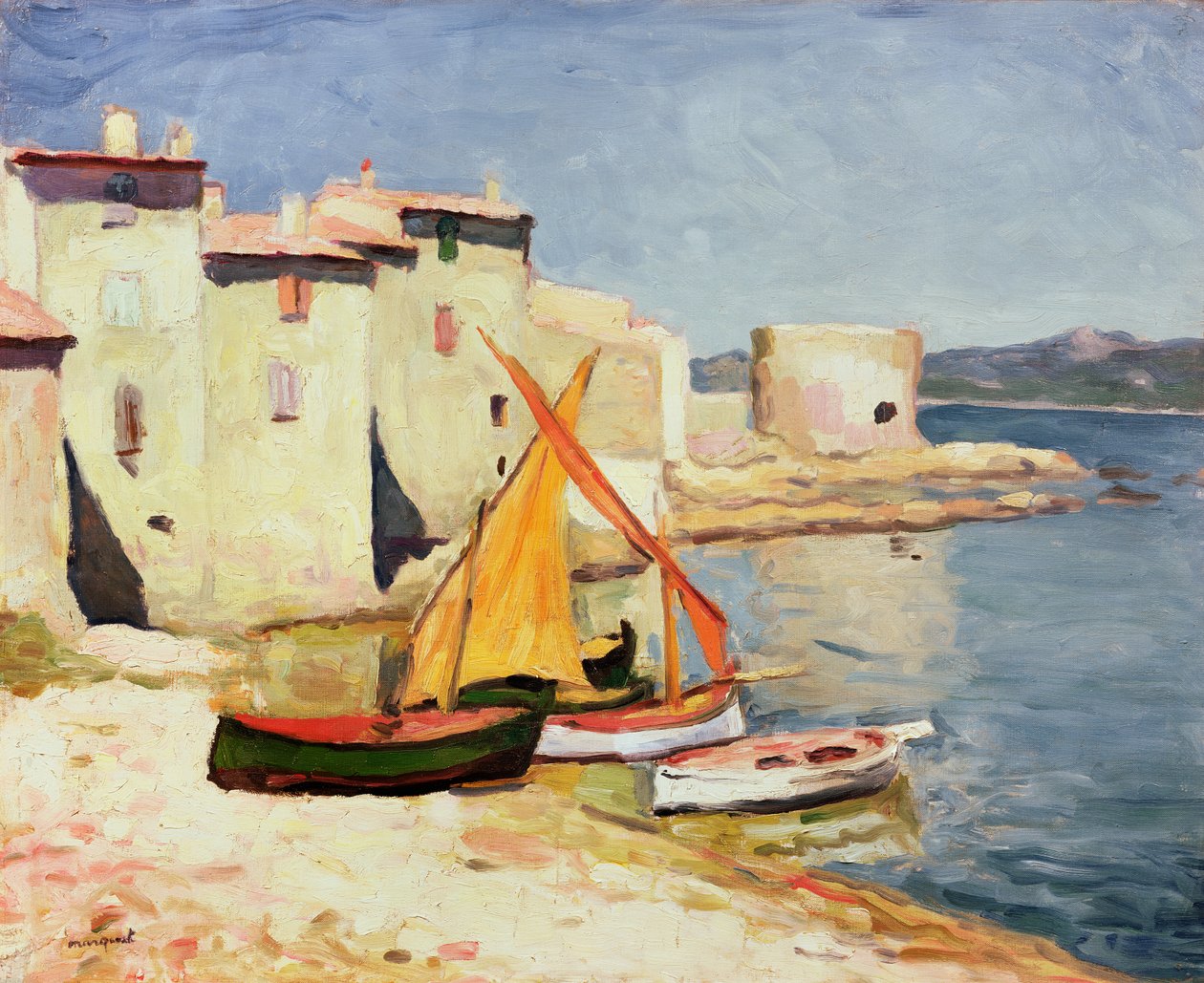 Saint-Tropez, c.1905 (óleo sobre lienzo) de Albert Marquet