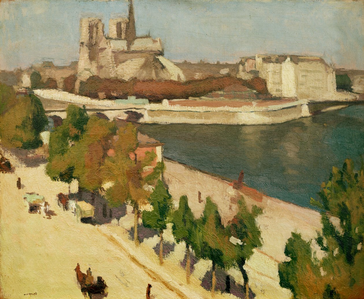Ábside de Notre-Dame, París de Albert Marquet