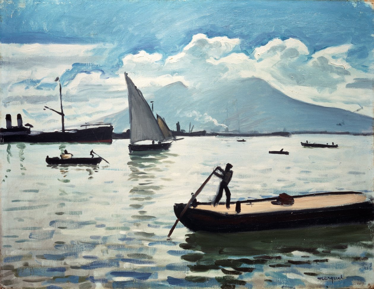 La Bahía de Nápoles, 1909 de Albert Marquet