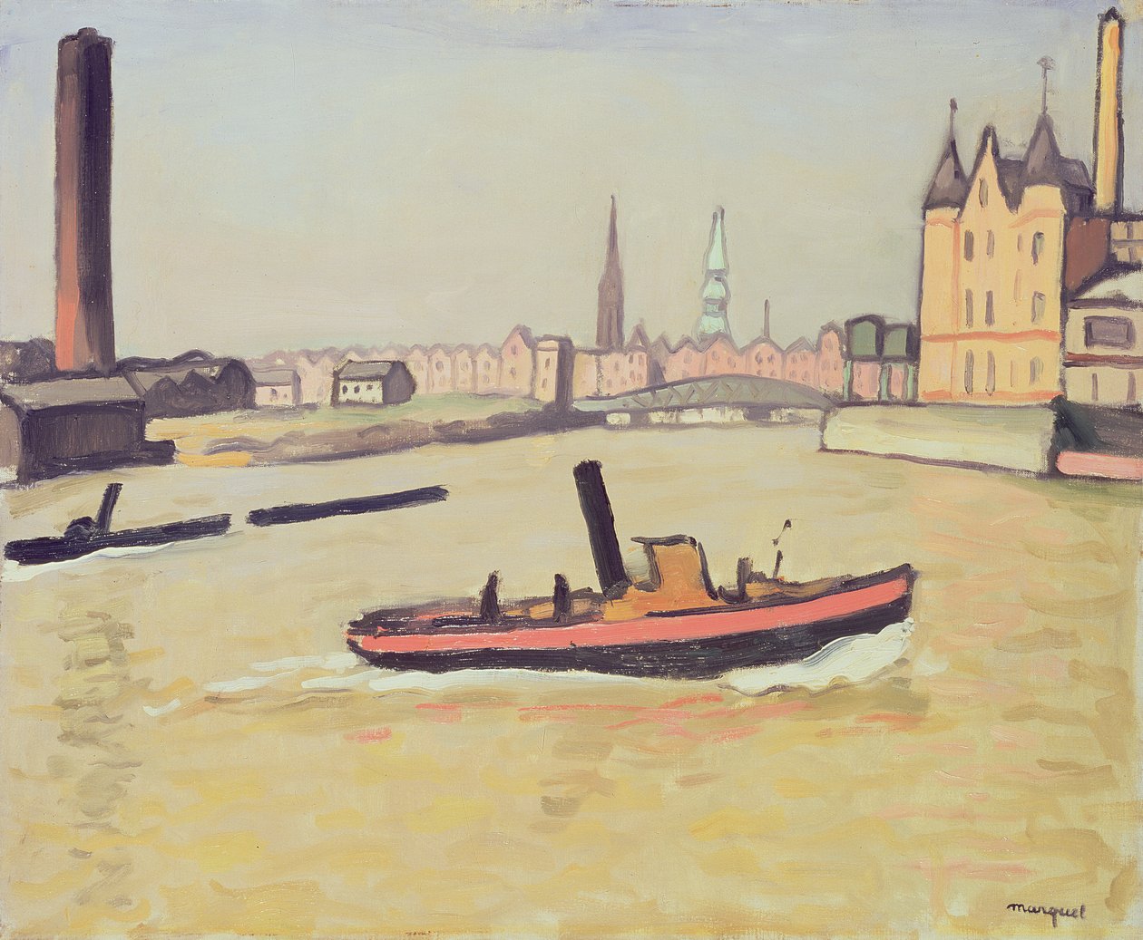 Puerto de Hamburgo de Albert Marquet