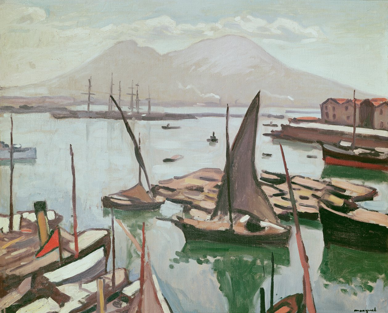 Puerto de Nápoles de Albert Marquet