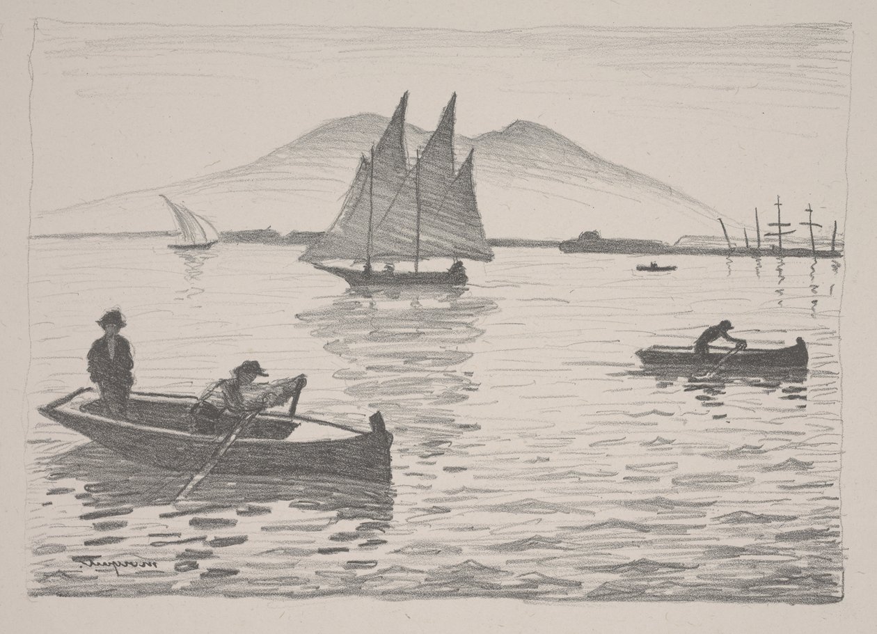 Puerto de Nápoles de Albert Marquet