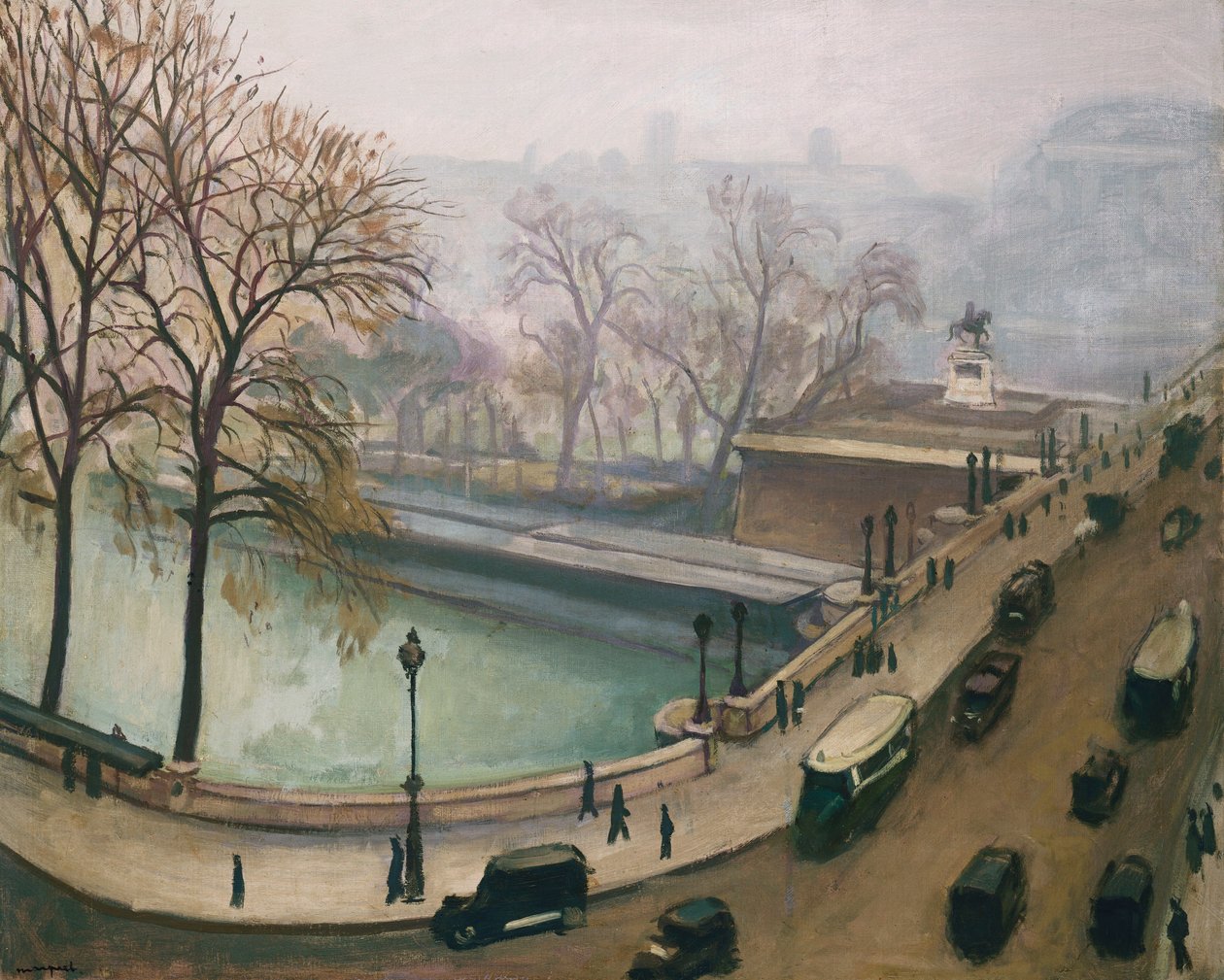 Vista del río Sena, c.1935 (óleo sobre lienzo) de Albert Marquet