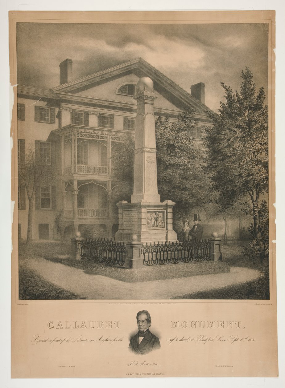 Monumento a Gallaudet de Albert Newsam