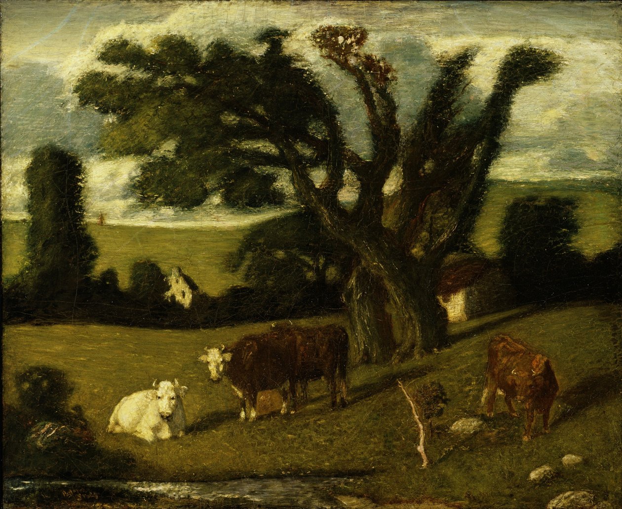 Estudio pastoral de Albert Pinkham Ryder