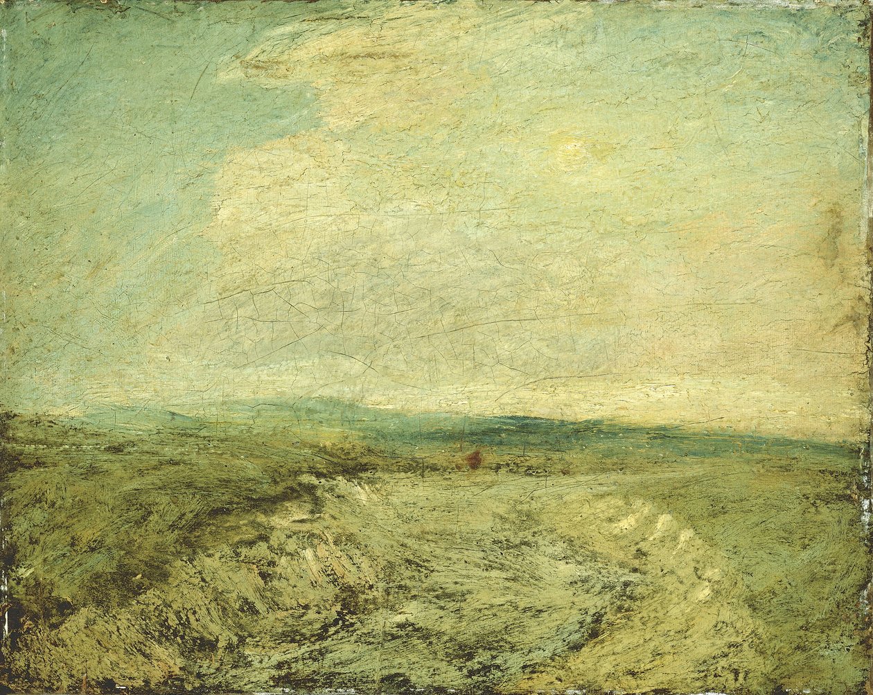The Essex Canal, c.1896 (óleo sobre lienzo montado sobre tabla) de Albert Pinkham Ryder