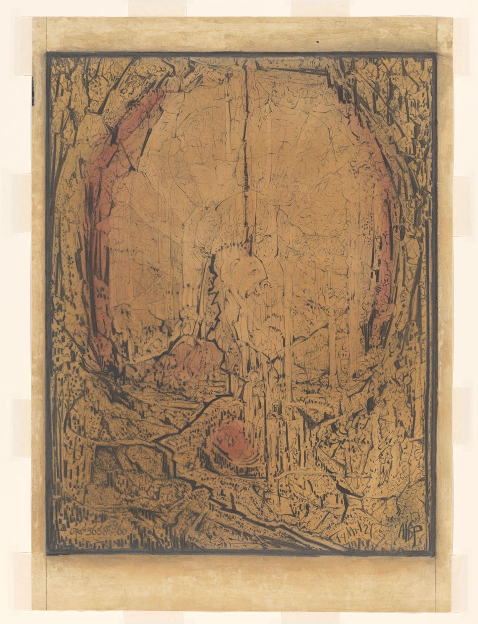Opus 3658,59,60 (título original del objeto) de Albert Plasschaert (signed by artist)